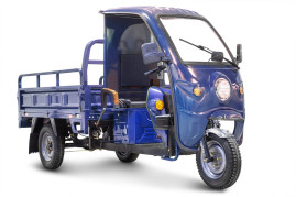 Трицикл электрический Rutrike D4 КАБИНА 1800 (синий)