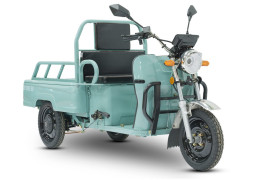 Трицикл электрический Rutrike Амулет 1100 (72V, 1000W, темно-синий)