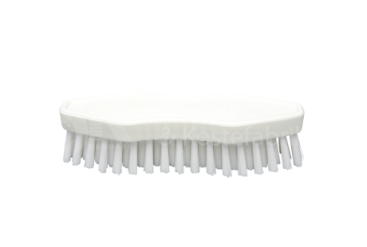 Щётка-скраб ручная FBK (180х60мм, жесткая, 30мм ворс, белый)