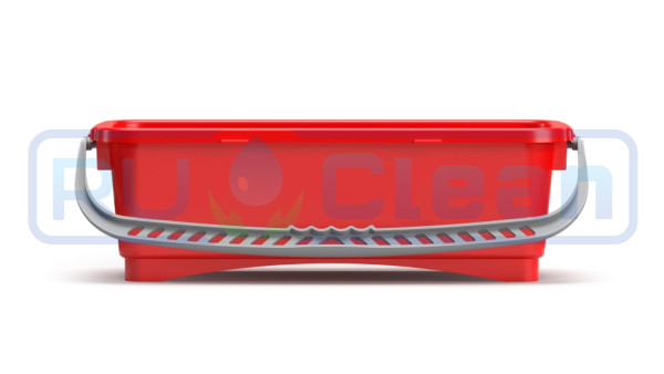 Ведро TTS (10л, ручка, без крышки, красный)