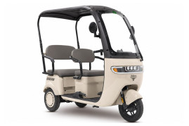 Трицикл электрический Rutrike Неон (бежевый)