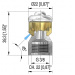 Форсунка каналопромывочная PA STR-3/8 (060, 3/8"г, бой 3R, вращ)