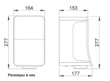 Сушилка для рук Nofer Fusion YL (пластик, желтый)