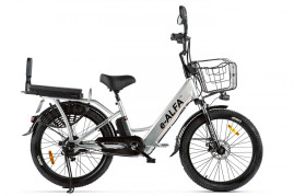 Электровелосипед GREEN CITY e-ALFA Fat (серый)