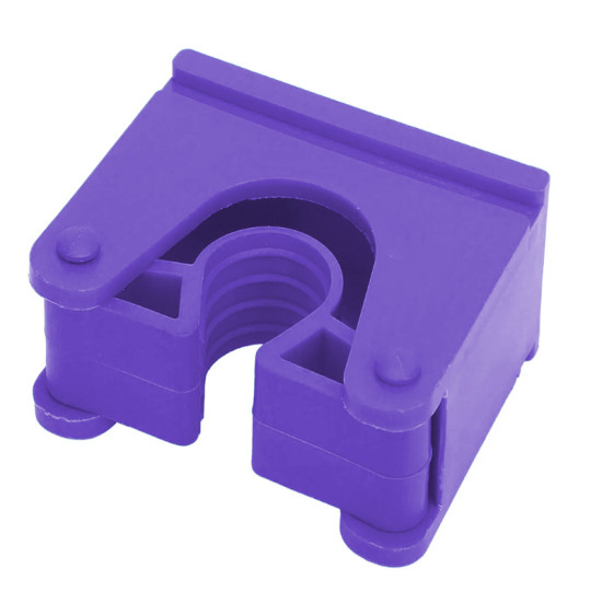 Зажим резиновый Schavon (75мм, фиолетовый)