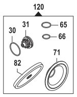 Ремкомплект Comet KIT120 (APS 101/121, мембрана NBR)