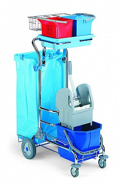 Тележка TTS Elvis ET 1 (хромированная, 1*15 л)