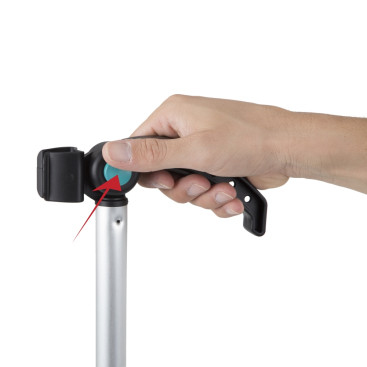 Совок TTS B-Fly (резин. край, алюмин. ручка, держ. мешка)