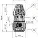 Форсунка каналопромывочная PA RR-TF (30, 1/2"г, вращ)