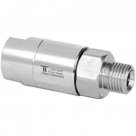 Поворотная муфта R+M (57мм, 1/4F-M18M, 275бар) 