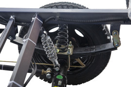 Трицикл электрический Rutrike D4 NEXT КАБИНА 1800 (черный)