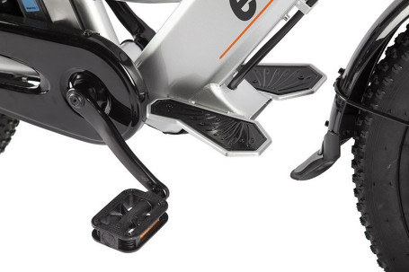 Электровелосипед GREEN CITY e-ALFA GL (серебристый)