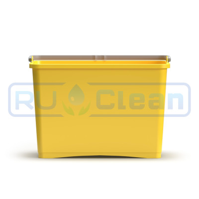Ведро TTS (8л, ручка, без крышки, желтый)