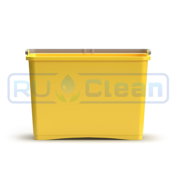 Ведро TTS (8л, ручка, без крышки, желтый)