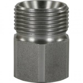 Переходник М22х1.5ш-3/8"г (нерж, 500бар) R+M