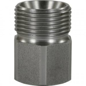 Переходник М22х1.5ш-3/8"г (нерж, 500бар) R+M