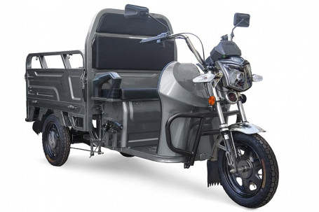 Трицикл электрический Rutrike Вояж К1 1200 60V800W (серебристый)