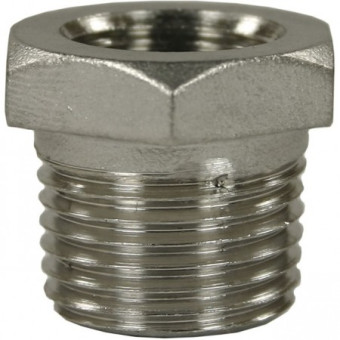 Переходник 3/8"г-3/4"ш (нерж, 250бар) R+M