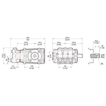 Насос высокого давления Comet FW2 4030S (1450 об/мин)