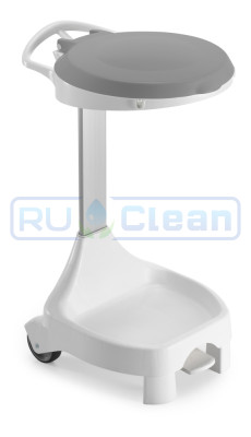 Держатель мешка TTS Smile W-70 (120л, педаль, ножки, колеса, серая крышка)