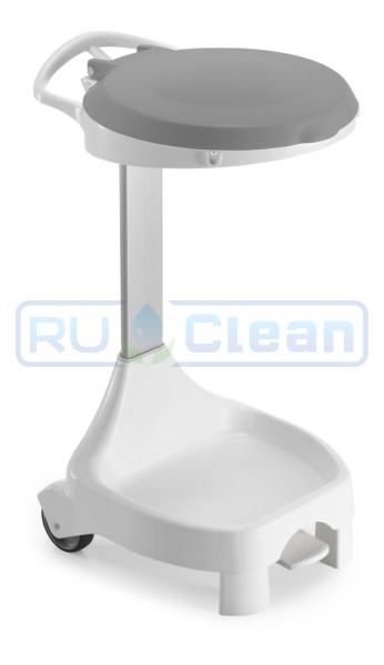 Держатель мешка TTS Smile W-70 (120л, педаль, ножки, колеса, серая крышка)