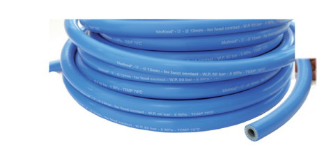 Шланг пищевой AQUAFOOD/Blufood (50бар, DN12)