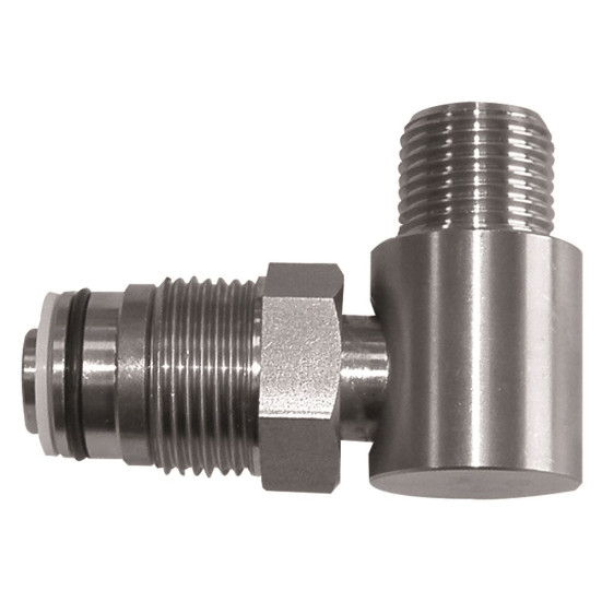 Переходник угловой 1/2"ш-1/2"ш (нерж, вращ) RAMEX