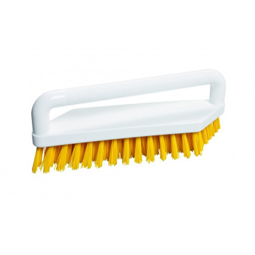 Щетка скраб Haug Bursten (180х48мм, жесткий, желтый)
