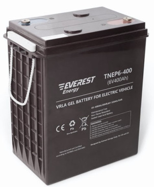 Тяговый аккумулятор Everest Energy TNE6-400 (6В, 320Ач, Gel)