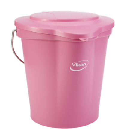 Крышка для ведра Vikan (розовый, 12л)