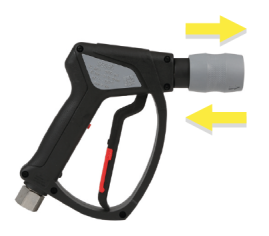 Пистолет высокого давления MTM SG35 (М22х1.5ш-Байонет KW нерж., 310бар)