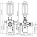 Регулятор давления PA Pulsar Zero (280бар, 40л/мин, 3/8"г-3/8"г, By-pass 3/8"г)