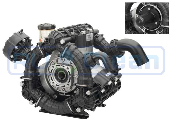 Мембранный насос AR 245 BP C/F (BlueFlex, 15 бар, 242.3 л/мин, полый вал 32 мм)