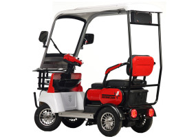 Трицикл электрический Rutrike Лич (красный)