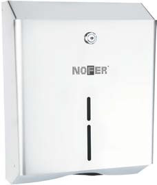 Диспенсер для бумажных полотенец Nofer 04010.W (белый) (04010.W)