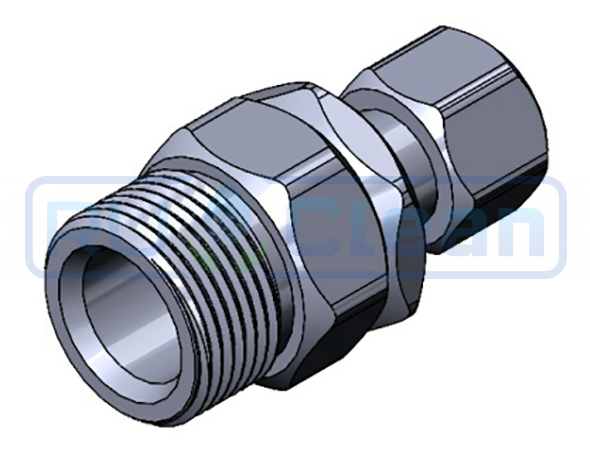 Переходник М22х1.5ш-1/4г (нерж, вращ, тип SW6) RC