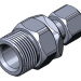 Переходник М22х1.5ш-1/4г (нерж, вращ, тип SW6) RC