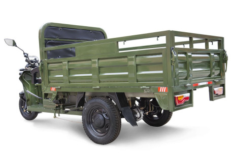 Трицикл электрический Rutrike D4 NEXT 1800 (серый)