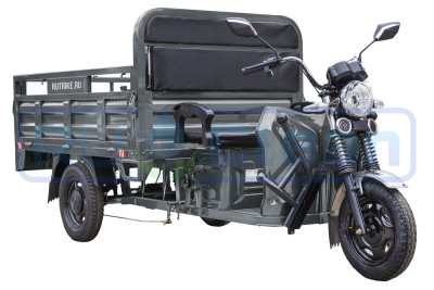 Трицикл электрический Rutrike D4 NEXT 1800 (серый)