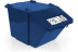 Контейнер мусорный TTS SPLIT (полипропилен, 45л, синий)
