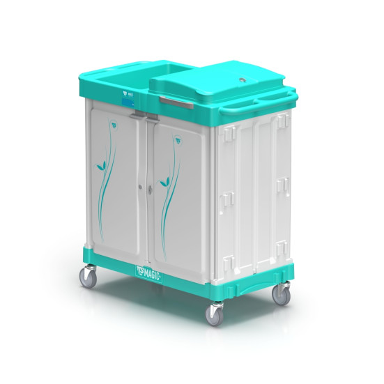 Тележка TTS Magic Line 510S (закр. зона хранения и закр. 2 выдвиж. ящика)