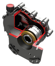 Редуктор для ДВС Tecomec RGB24 (17кВт, 25.4/24мм, фланец 87мм)