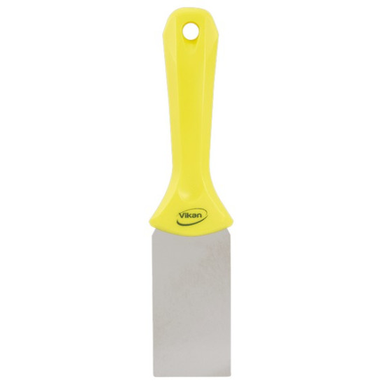Скребок ручной Vikan (50мм, нерж, желтый)