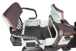 Трицикл электрический Rutrike Gelbert Beta (48/60V, 800W, сине-белый)