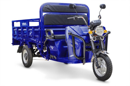 Трицикл электрический Rutrike D4 NEXT II 60V1500W (синий)