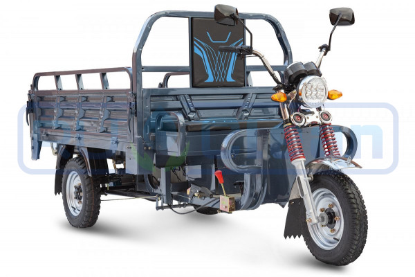 Трицикл электрический Rutrike Титан 2000 60V1500W (серый)