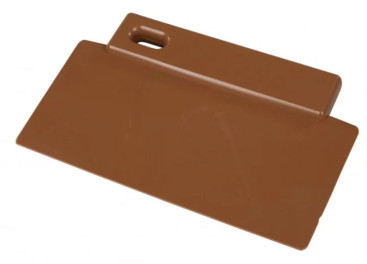 Скребок FBK (эргономичный, 200 х 125 мм, коричневый)