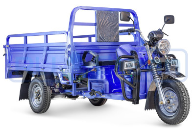 Трицикл электрический Rutrike Эксперт ПРО 2000 (темно-синий)