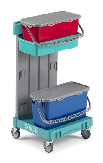 Тележка TTS Mini Magic 100B (2х20л, 2 бок. ящика)