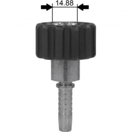 Фитинг высокого давления DKF-W (DN08, М22х1.5г, фитинг D15мм, нерж) R+M